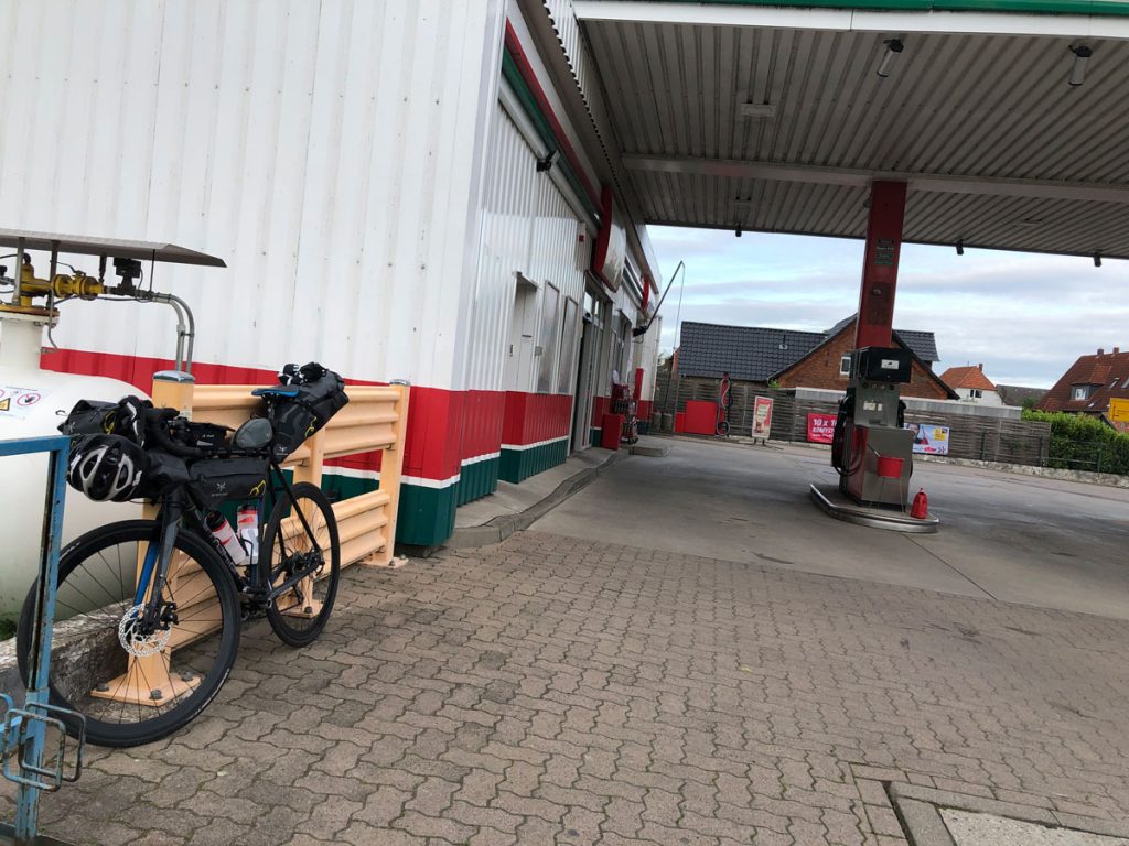 Descanso típico en una gasolinera