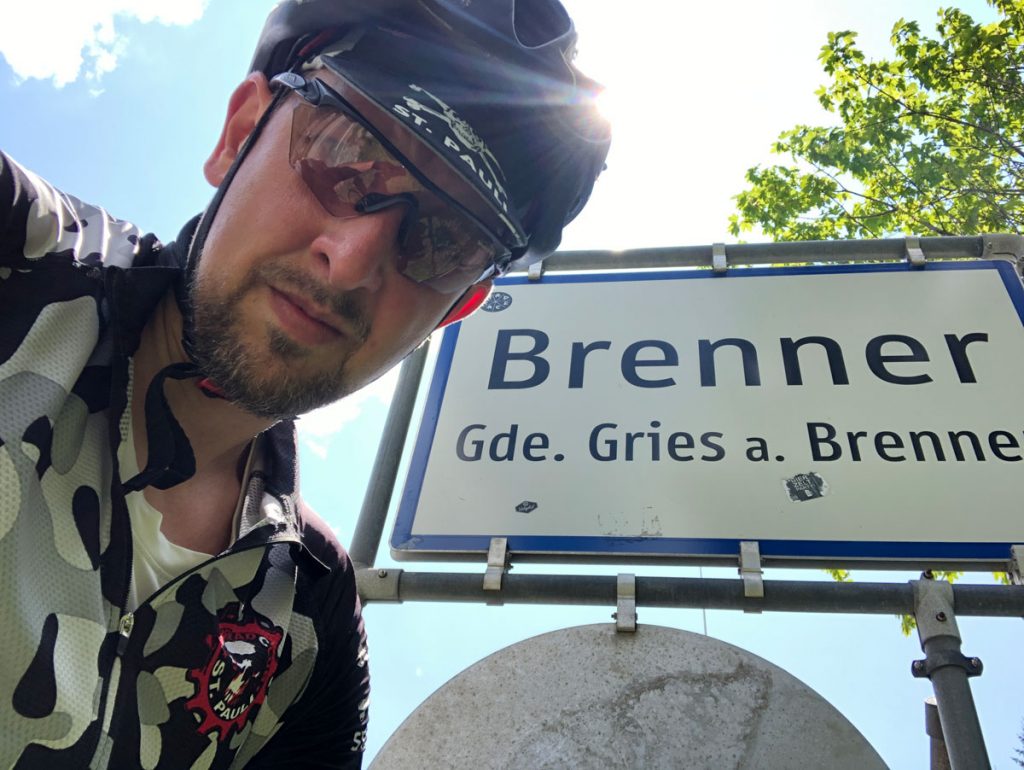 Stolz auf mich, den Brenner bezwungen