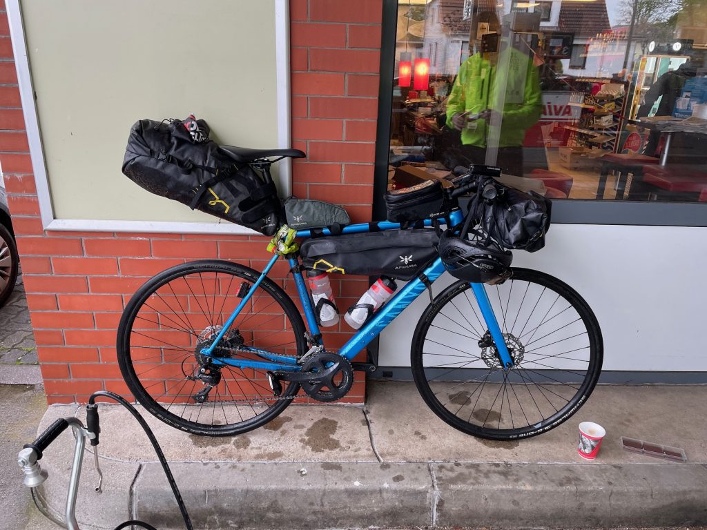 Pause an der Tankstelle