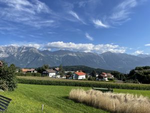 Blick ins Tal bei Innsbruck
